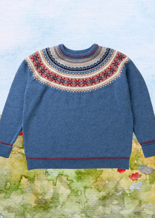ERIBÉ | Alpine Breeze Sweater | Blue Morning